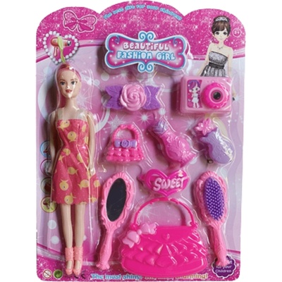 Кукла с аксесоари на картон 21953АА