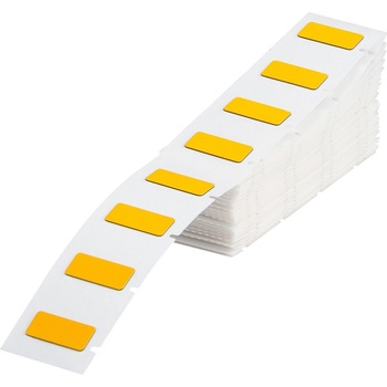 Brady M6-07-7593-YL / 312037, Етикети за подмяна на гравирани табели, 18 mm x 35 mm (312037)