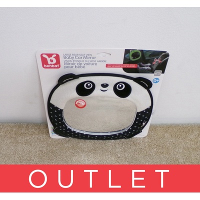 Benbat zrcadlo dětské do auta Travel Friends panda 0m+ – Zboží Mobilmania