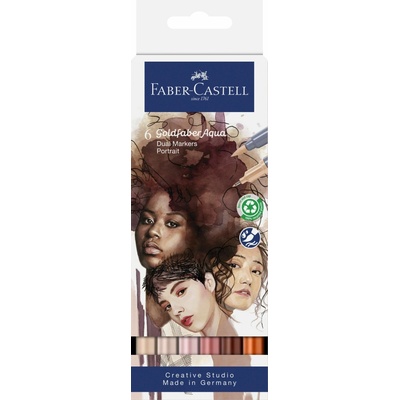 Faber-Castell 164523 Goldfaber Aqua Dual Marker 6 ks Portrait