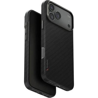 Uniq Keva EDGE Magclick калъф за зареждане за iPhone 17 Pro Max - черен (8886463696170)