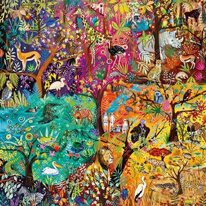 Magnolia - Puzzle Rainbow Safari - 1 000 piese