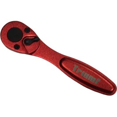 TRIUMF 1/4" račňa hliníková na bity, 72 zubová, červená, extra ľahká