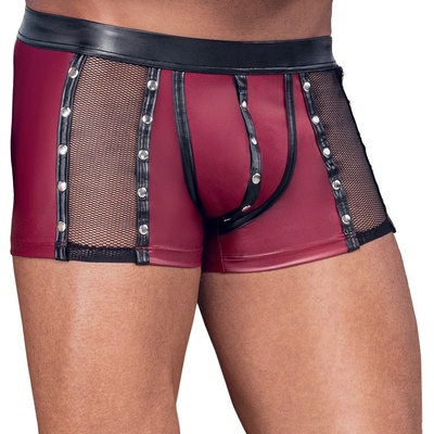 NEK Tight-fitting Net & Studs Pants 2133547 Red-Black XXL