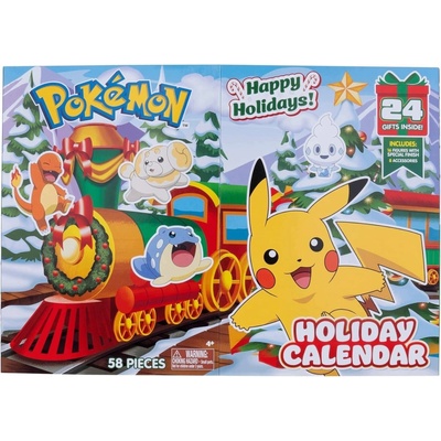 Orbico Adventný kalendár Pokémon 2024 (16 figúrok Pokémonov - 6 cm)