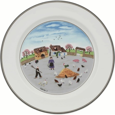 Villeroy & Boch 10-2337-2624 Jídelní talíř Design Naif Poultry Farm 27 cm