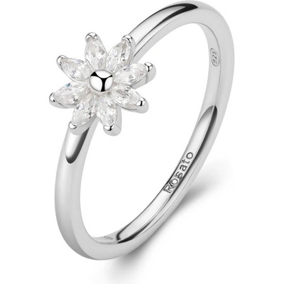 Rosato stříbrný prsten s květinou Gaia RZGA80