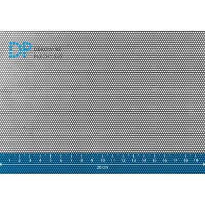 Děrovaný plech ocel Rv 1-2 (tl. 1,00 x 1250 x 418 mm), jakost DC01