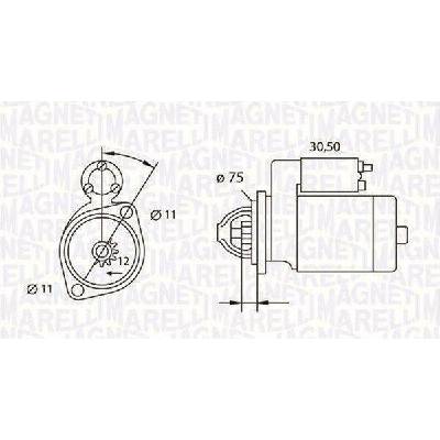 Startér MAGNETI MARELLI 063523627010
