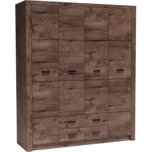 Bogdan Furniture Europe Гардероб Indianapolis I-18, тъмна пепел