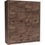 Bogdan Furniture Europe Гардероб Indianapolis I-18, тъмна пепел - memo