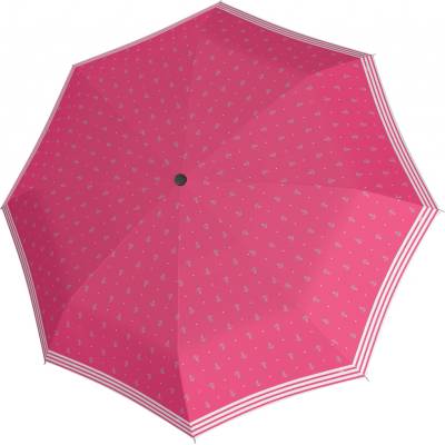 Doppler Fiber Mini Sailor skládací deštník růžový