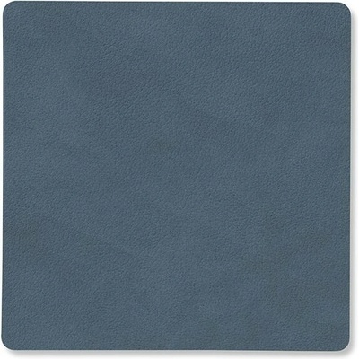 LIND Podtácka Square Nupo tmavo modrá koža 10x10cm