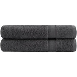 vidaXL Премиум кърпи SOLUND 2 бр антрацит 100x200 см 600 gsm (137172)