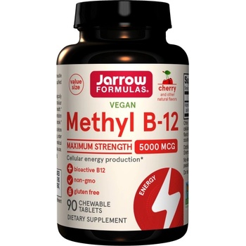 Image 1 of Jarrow Formulas Methyl B-12 5000 mcg [90 Подезични таблетки ] Череша