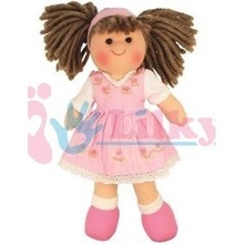 Bigjigs toys Látková Rose 25 cm