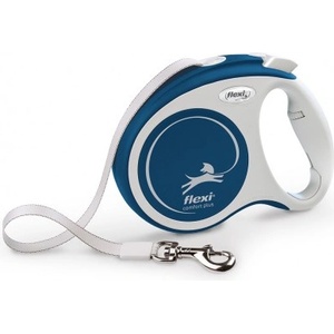 flexi Автоматичен повод Flexi COMFORT PLUS M ЛЕНТА - Син, 5 м за кучета до 25 кг NOBBY Germany 04591