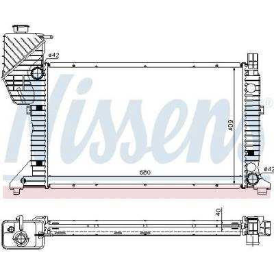 Chladič motoru NISSENS 62685A