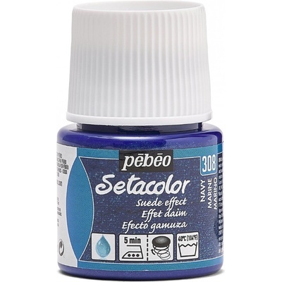 Farba na textil Pebeo Setacolor Suede Effect 45 ml Navy
