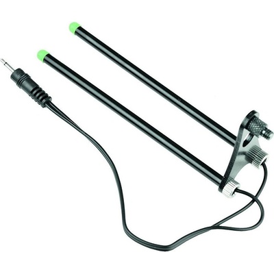 Carp Zoom Jistící vidlice se světlem zelená