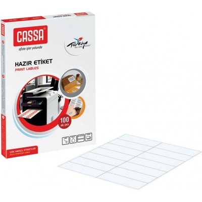 ЕТИКЕТИ ПРИНТ. A4 SPREE/CASSA 210/297MM No1 ОП100
