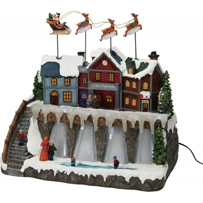 Koopman Vánoční scéna Winter LED 29 cm