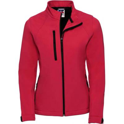 Russell Athletic 140f / Дамско трислойно софтшел яке - класическо червено m (10140f24802)