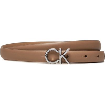 Calvin Klein Дамски колан Calvin Klein Ck Thin Belt 1.5Cm K60K612360 Бежов (Ck Thin Belt 1.5Cm K60K612360)