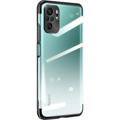 HQWear Прозрачен кейс HQWear за Xiaomi Redmi Note 10 5G/Poco M3 Pro, Черен (9145576232378)