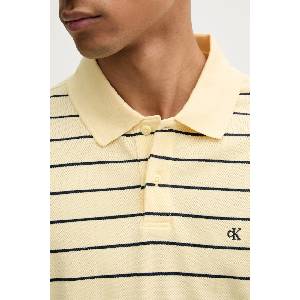 Calvin Klein Jeans тениска с яка мъжка памучна (LV04RF216G) - answear - 87,99 лв