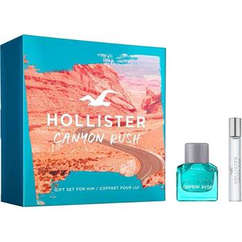 Hollister Canyon Rush подаръчен комплект с тоалетна вода 50мл и мини 15мл за мъже 1 бр