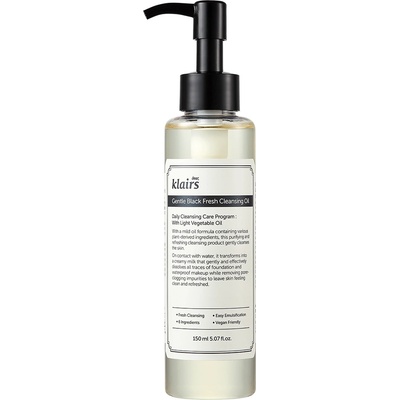 Dear, Klairs KLAIRS Gentle Black Fresh Cleansing Oil Почистващо масло дамски 150ml