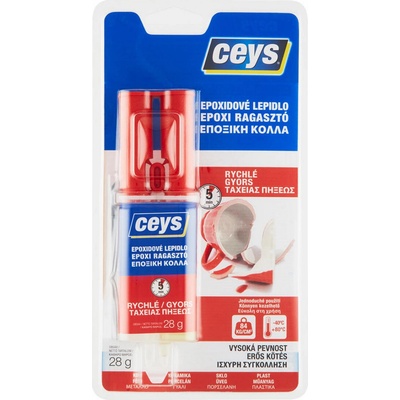Ceys Epoxi rychle tvrdnoucí dvousložkové lepidlo 28 g