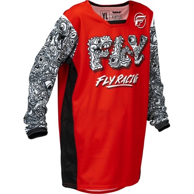 Fly Racing KINETIC MUTANT USA 2026 červená/bílá/černá