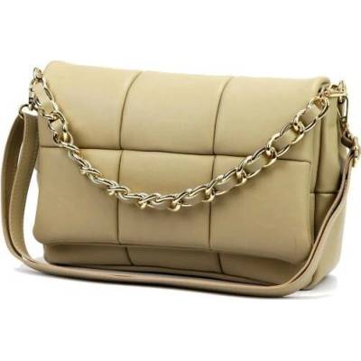 Camilla kožená kabelka PREMIUM 10.011 taupe