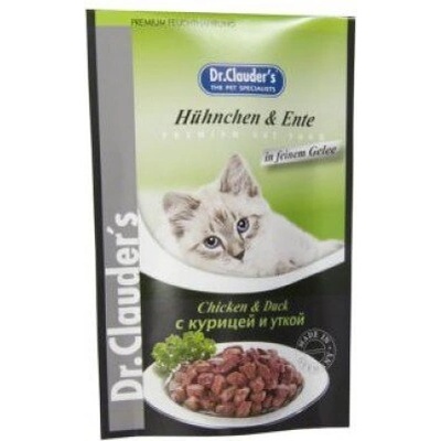 Dr.Clauder's Пауч за котка - пиле и патица в желе 100 гр (21117000)
