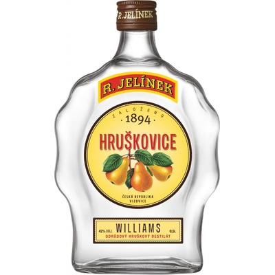 R. Jelínek Hruškovice Williams 42% 0,5 l (holá láhev)