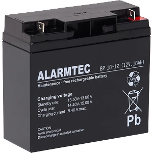 ALARMTEC АКУМУЛАТОР alarmtec 12v/18ah (b1791013)