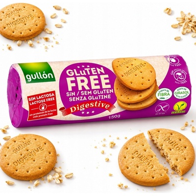 Gullón Bezlepkové Sušienky Digestive 150 g