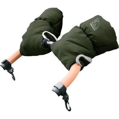 Eisbärchen Rukavice tmavě zelená melír – Zboží Dáma