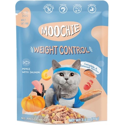 Moochie Weight Control Mince With Salmon 70 g