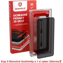 Gushield Ochranné privacy 3D sklo s aplikátorem iPhone 15 Plus (zatmavující) GUGP014