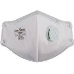 Portwest dolomite ffp3 p310 / Сгъваем респиратор с клапан, 3 броя в опаковка - бял (p310whr)