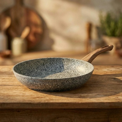 Konighoffer Nepřilnavá žulová pánev VENGA ŠEDÁ 28 cm