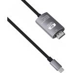 DeTech Кабел DeTech USB-C - HDMI 2.0m 4K 60Hz (18394)