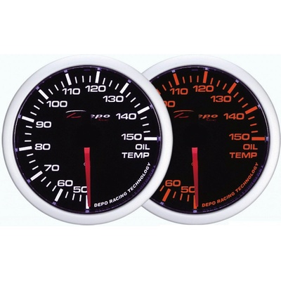 DRacing CLOCK DEPO WA Teplota oleje 60 mm