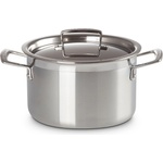 Le Creuset Съдове за готвене CLASSIC 18 см, 2, 3 л, сребърен, неръждаема стомана, Le Creuset (LECR96200618001000)