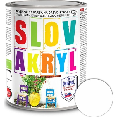Slovlak Slovakryl 0,75 Kg biely