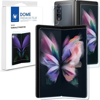 whitestone Комплект Протектори за Samsung Z Fold 3, Whitestone Premium Film Glass, Прозрачен (8809365405404)