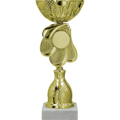 Kovový pohár Zlatý 31,5 cm 12 cm